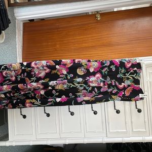 Floral wide leg jumpsuit